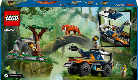 Конструктор LEGO City Внедорожник для исследования джунглей 314 деталей (60426) - фото 3