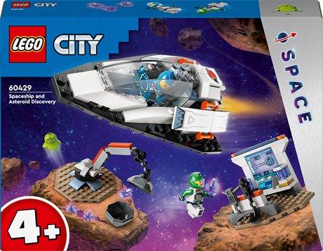 Конструктор LEGO City Космический корабль и исследование астероида 126 деталей (60429) - фото 0