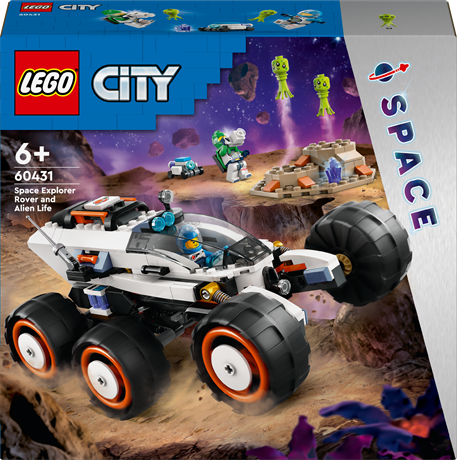Конструктор LEGO City Космический исследовательский вездеход и инопланетная жизнь 311 деталей (60431) - фото 0