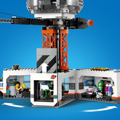 Конструктор LEGO City Космічна база й стартовий майданчик для ракети 1422 деталі (60434) - фото 4