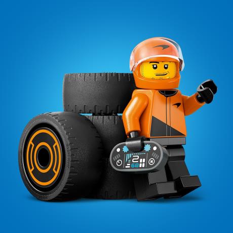 Конструктор LEGO City Пілот F1 з автомобілем для перегонів команди McLaren 86 деталей (60442) - фото 7