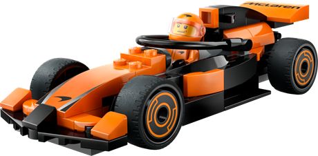 Конструктор LEGO City Пілот F1 з автомобілем для перегонів команди McLaren 86 деталей (60442) - фото 4