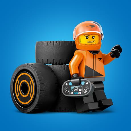 Конструктор LEGO City Пілот F1 з автомобілем для перегонів команди McLaren 86 деталей (60442) - фото 7