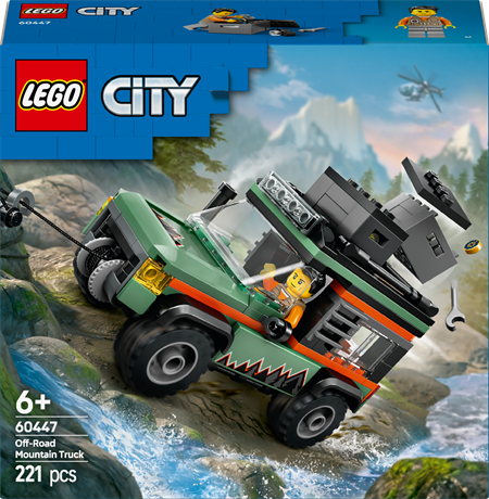 Конструктор LEGO City Позашляхова гірська вантажівка 4x4, 221 деталь (60447) - фото 2