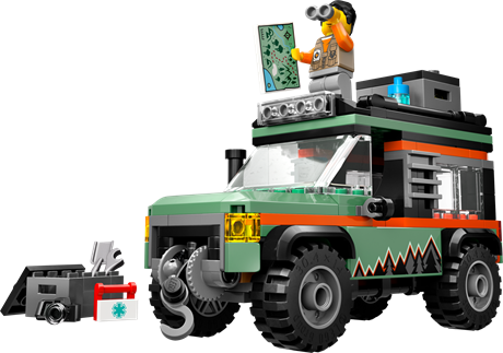 Конструктор LEGO City Позашляхова гірська вантажівка 4x4, 221 деталь (60447) - фото 4