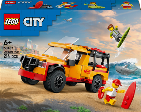 Конструктор LEGO City Пляжна рятувальна вантажівка 214 деталей (60453) - фото 2