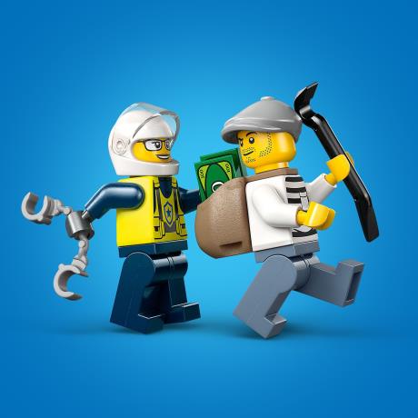Конструктор LEGO City Преследование на полицейском мотоцикле 65 деталей (60455) - фото 10