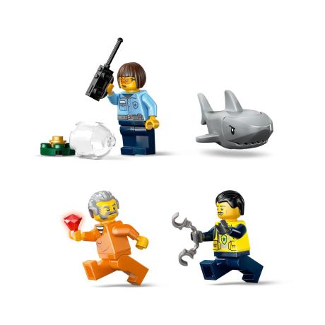 Конструктор LEGO City Переслідування на поліцейському катері 264 деталі (60456) - фото 3