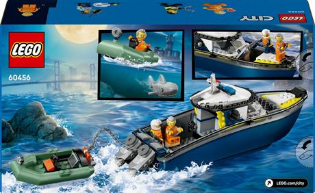 Конструктор LEGO City Переслідування на поліцейському катері 264 деталі (60456) - фото 11