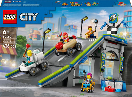 Конструктор LEGO City Жодних обмежень: Автодром для гоночних автомобілів 436 деталей (60460) - фото 2