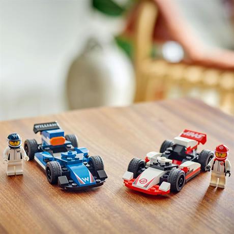 Конструктор LEGO City Автомобілі для перегонів F1 команд Williams Racing та Haas F1, 92 деталі (60464) - фото 10