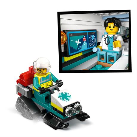 Конструктор LEGO City Літак швидкої медичної допомоги 403 деталі (60465) - фото 4