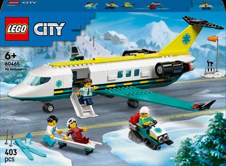 Конструктор LEGO City Літак швидкої медичної допомоги 403 деталі (60465) - фото 11