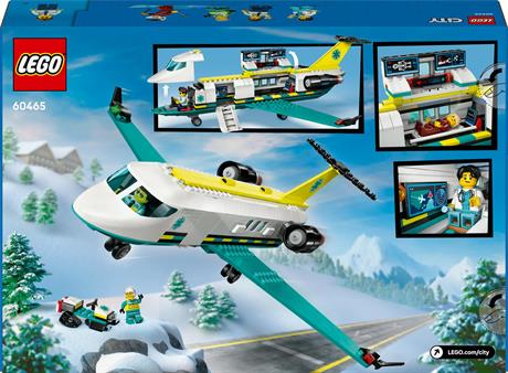 Конструктор LEGO City Літак швидкої медичної допомоги 403 деталі (60465) - фото 12