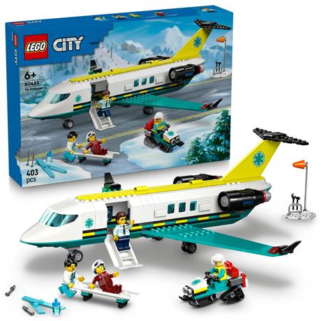 Конструктор LEGO City Літак швидкої медичної допомоги 403 деталі (60465) - фото 0