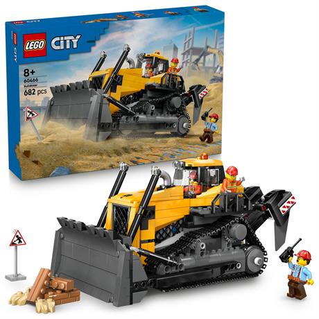 Конструктор LEGO City Жовтий бульдозер 682 деталі (60466) - фото 0