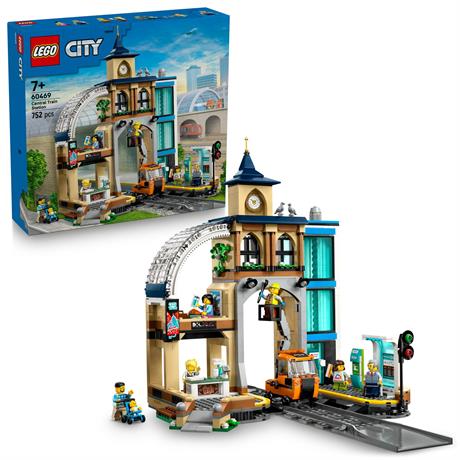 Конструктор LEGO City Центральний залізничний вокзал 752 деталі (60469) - фото 2