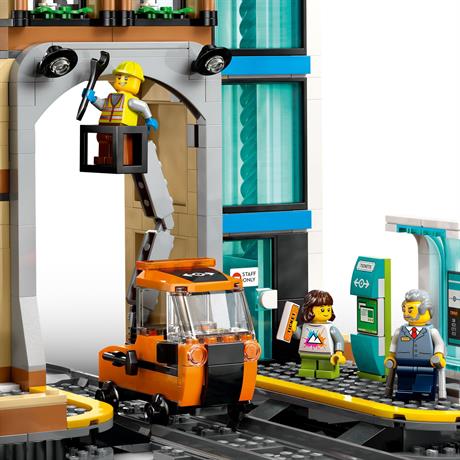 Конструктор LEGO City Центральний залізничний вокзал 752 деталі (60469) - фото 4