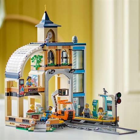 Конструктор LEGO City Центральний залізничний вокзал 752 деталі (60469) - фото 7
