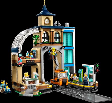 Конструктор LEGO City Центральний залізничний вокзал 752 деталі (60469) - фото 11