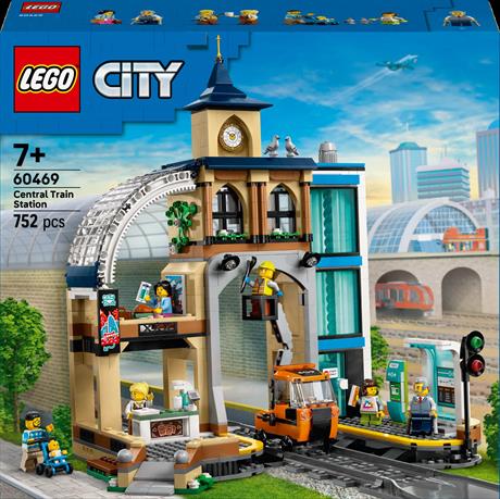 Конструктор LEGO City Центральний залізничний вокзал 752 деталі (60469) - фото 12