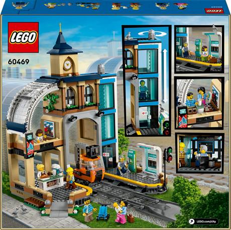 Конструктор LEGO City Центральний залізничний вокзал 752 деталі (60469) - фото 13
