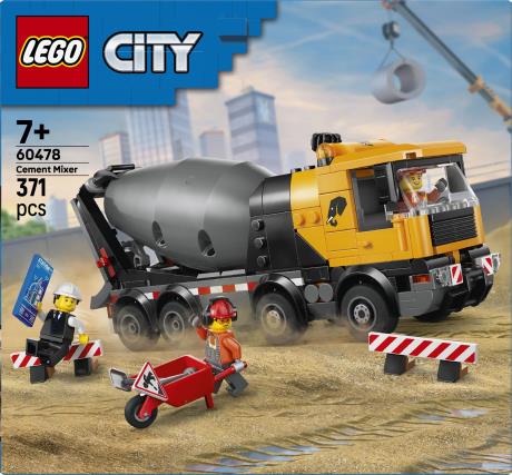 Конструктор LEGO City Бетонозмішувач 371 Деталь (60478) - фото 7