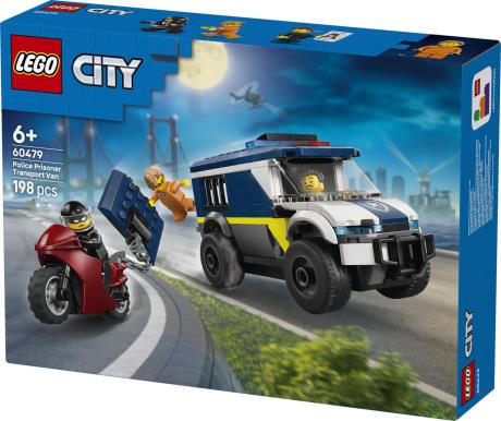 Конструктор LEGO City Полицейский фургон для перевозки узников 198 Деталей (60479) - фото 2