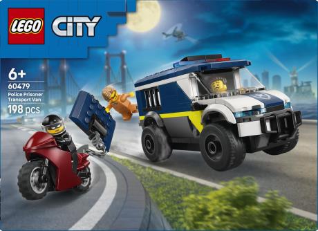 Конструктор LEGO City Полицейский фургон для перевозки узников 198 Деталей (60479) - фото 2