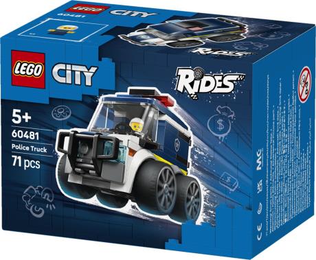 Конструктор LEGO City Автомобили — Полицейский грузовик 71 Деталь (60481) - фото 4