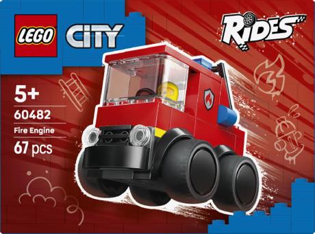 Конструктор LEGO City Автівки — Пожежна машина 67 Деталей (60482) - фото 8