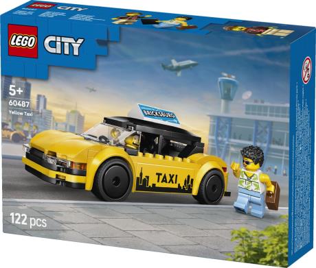 Конструктор LEGO City Желтое такси 122 Детали (60487) - фото 4