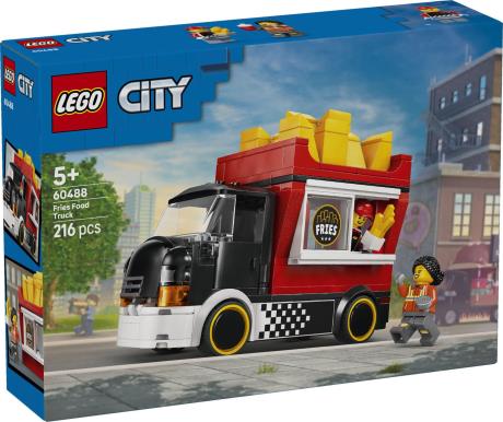 Конструктор LEGO City Грузовик с картофелем фри 216 Деталей (60488) - фото 2
