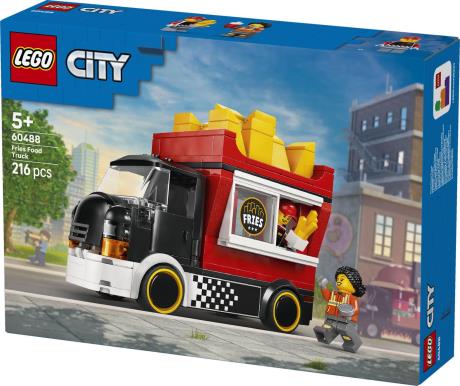 Конструктор LEGO City Грузовик с картофелем фри 216 Деталей (60488) - фото 2