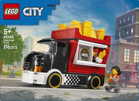 Конструктор LEGO City Грузовик с картофелем фри 216 Деталей (60488) - фото 2