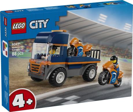 Конструктор LEGO City Транспортер мотоциклів 88 Деталей (60491) - фото 7