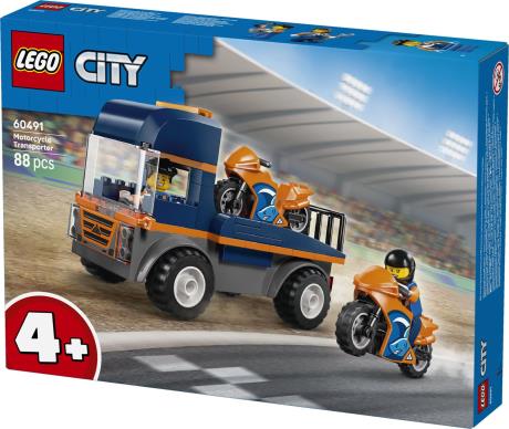 Конструктор LEGO City Транспортер мотоциклів 88 Деталей (60491) - фото 7