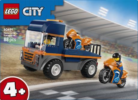 Конструктор LEGO City Транспортер мотоциклів 88 Деталей (60491) - фото 7