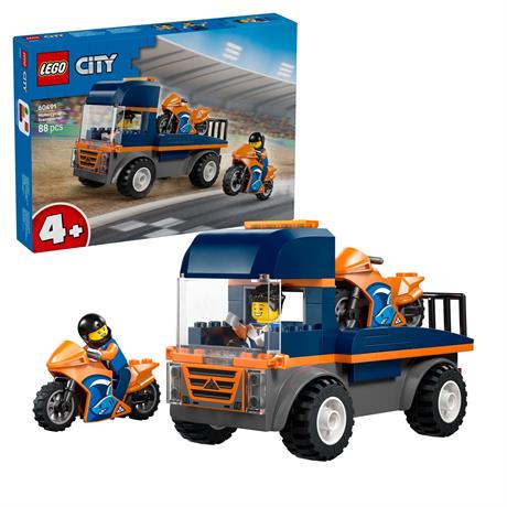 Конструктор LEGO City Транспортер мотоциклів 88 Деталей (60491) - фото 0
