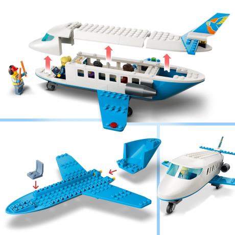 Конструктор LEGO® City Пасажирський літак - Конструктор іграшкового літака, 118 деталей (60492) - фото 10