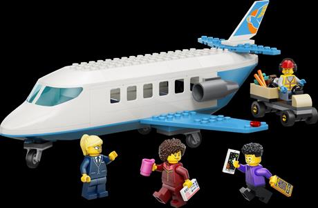 Конструктор LEGO® City Пассажирский самолёт — конструктор игрушечного самолёта, 118 деталей (60492) - фото 10