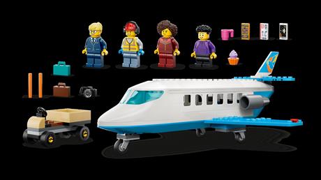 Конструктор LEGO® City Пассажирский самолёт — конструктор игрушечного самолёта, 118 деталей (60492) - фото 16