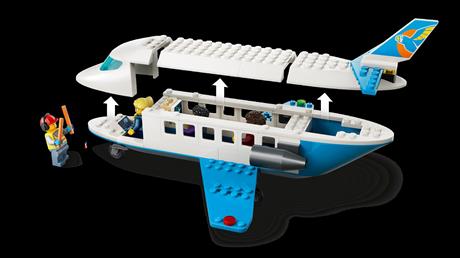 Конструктор LEGO® City Пассажирский самолёт — конструктор игрушечного самолёта, 118 деталей (60492) - фото 17