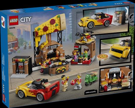 Конструктор LEGO® City Доставка пиццы с различными транспортными средствами, 494 детали (60496) - фото 1