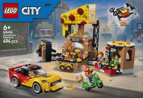 Конструктор LEGO® City Доставка піци з різними транспортними засобами, 494 деталі  (60496) - фото 11