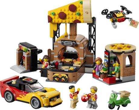 Конструктор LEGO® City Доставка піци з різними транспортними засобами, 494 деталі  (60496) - фото 16