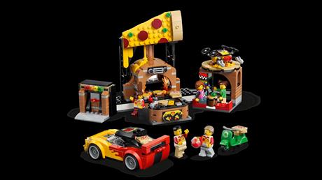 Конструктор LEGO® City Доставка пиццы с различными транспортными средствами, 494 детали (60496) - фото 14