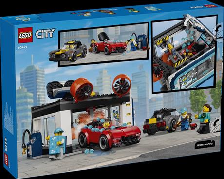 Конструктор LEGO® City Туннельная автомойка — набор для сборки, 583 детали (60497) - фото 1
