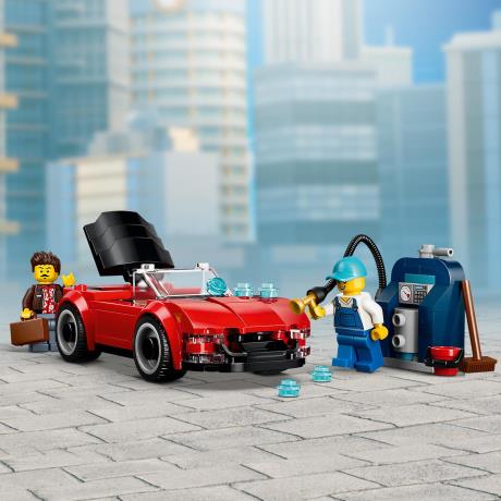 Конструктор LEGO® City Туннельная автомойка — набор для сборки, 583 детали (60497) - фото 5