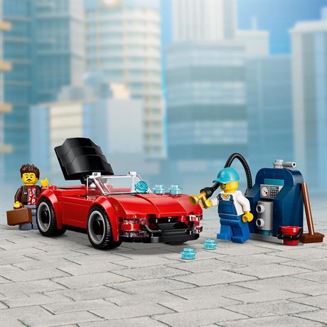 Конструктор LEGO® City Туннельная автомойка — набор для сборки, 583 детали (60497) - фото 6
